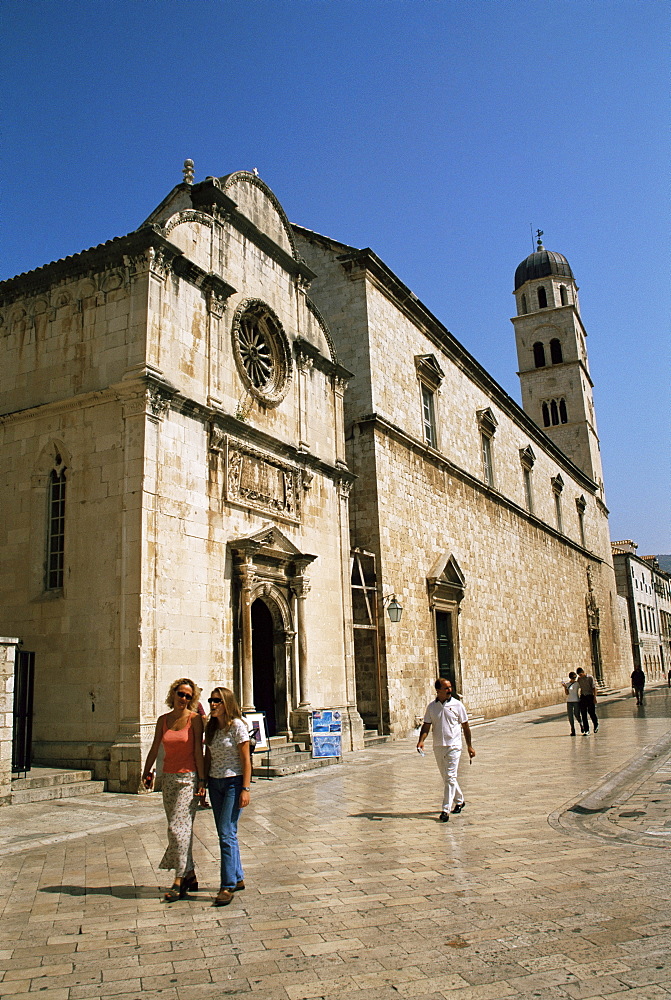 St. Saviour's church, Stradun, Dubrovnik, Dalmatia, Croatia, Europe