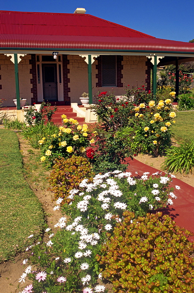 A rural house and garden at Narrogin, Western Australia, Australia, Pacific