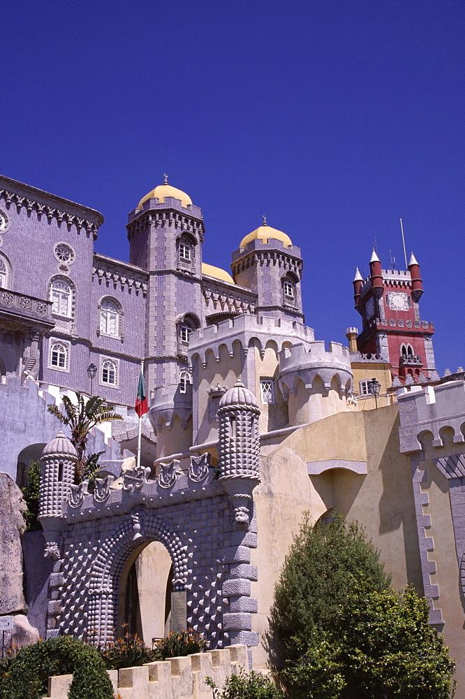 Pena National Palace, Sintra, UNESCO World Heritage Site, Portugal, Europe