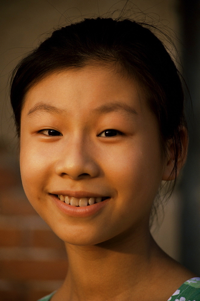 Portrait of a Chines girl, Shanghai, China, Asia