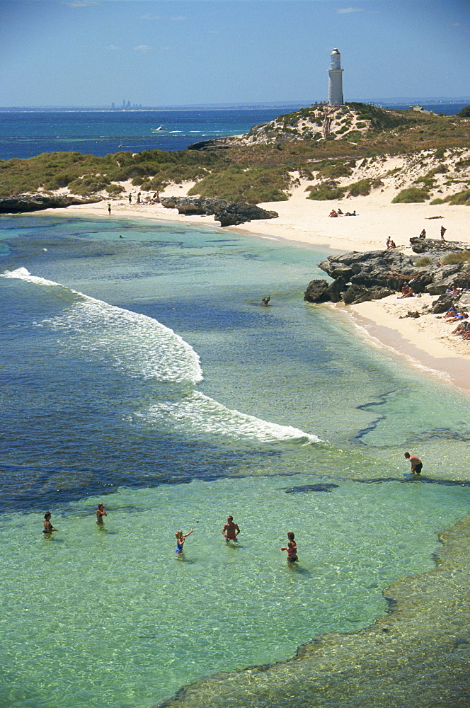 Bathurst Lighthouse, The Basin, Rottnest Island, Perth, Western Australia, Australia, Pacific