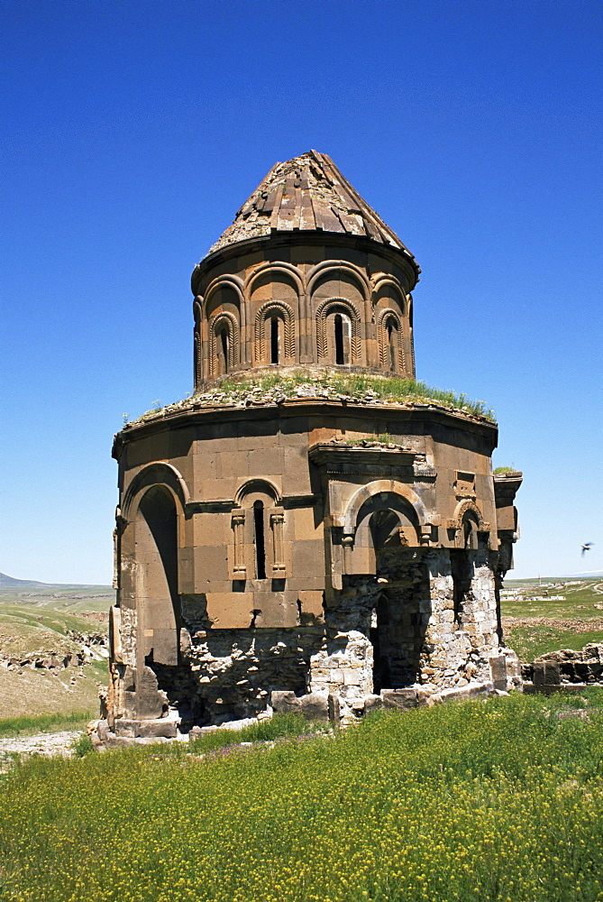 Armenian church of St. Gregory, dating from 1215, Ani, UNESCO World Heritage Site, northeast Anatolia, Turkey, Asia Minor, Eurasia