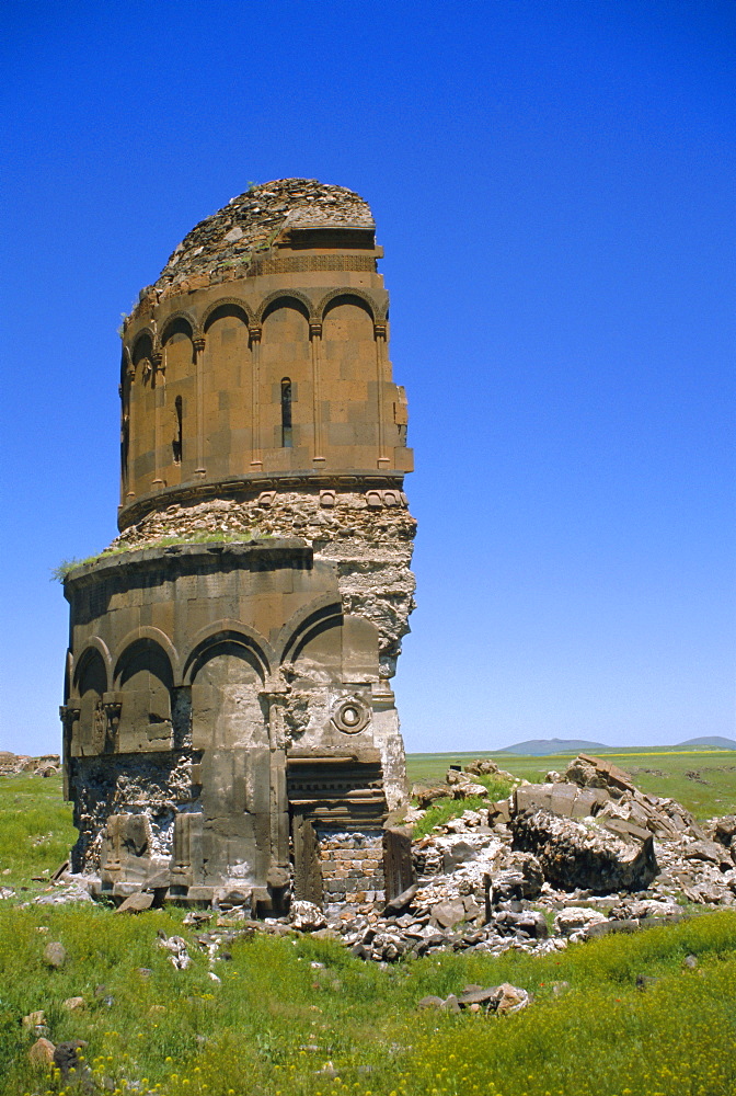 Church of Redeemer (1034-6), Ani, N.E. Anatolia, Turkey, Eurasia