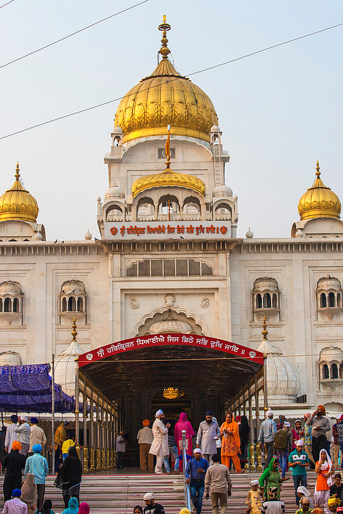 Gurdwara Bangla Sahib, a Sikh temple, New Delhi, Delhi, India, Asia