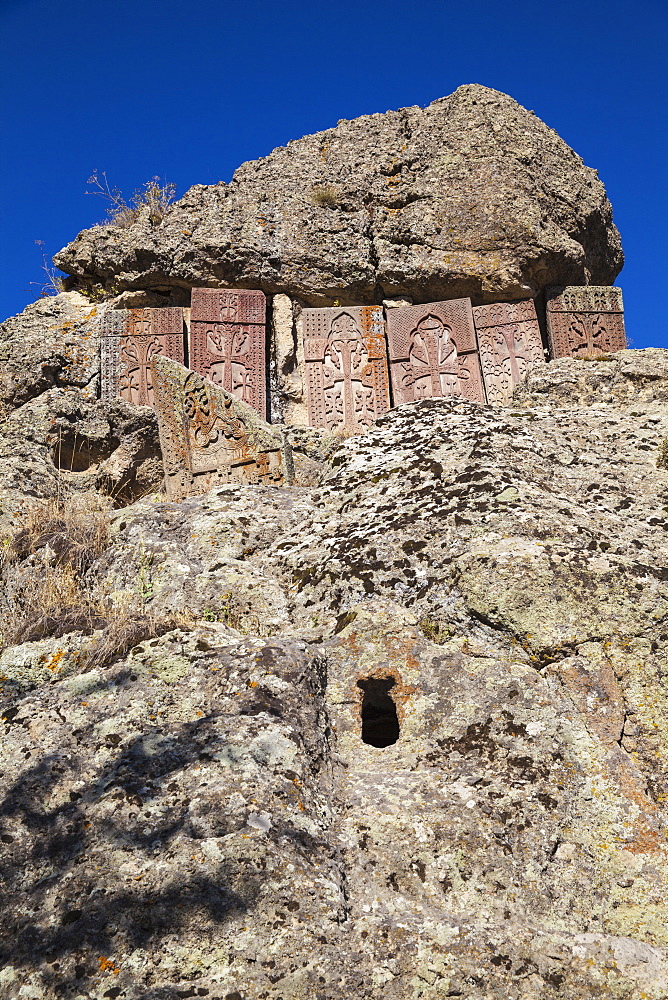 Geghard Monastery, UNESCO World Heritage Site, Geghard, Yerevan, Armenia, Central Asia, Asia 