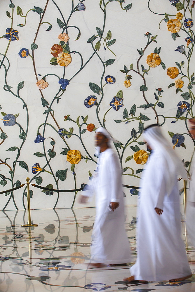 Sheikh Zayed Grand Mosque, Abu Dhabi, United Arab Emirates, Middle East