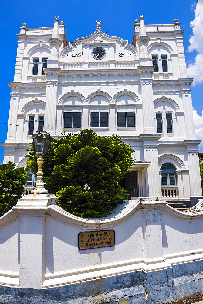 Meeran Jumma Masjid Mosque, Old Town, Galle, South Coast, Southern Province, Sri Lanka, Asia 