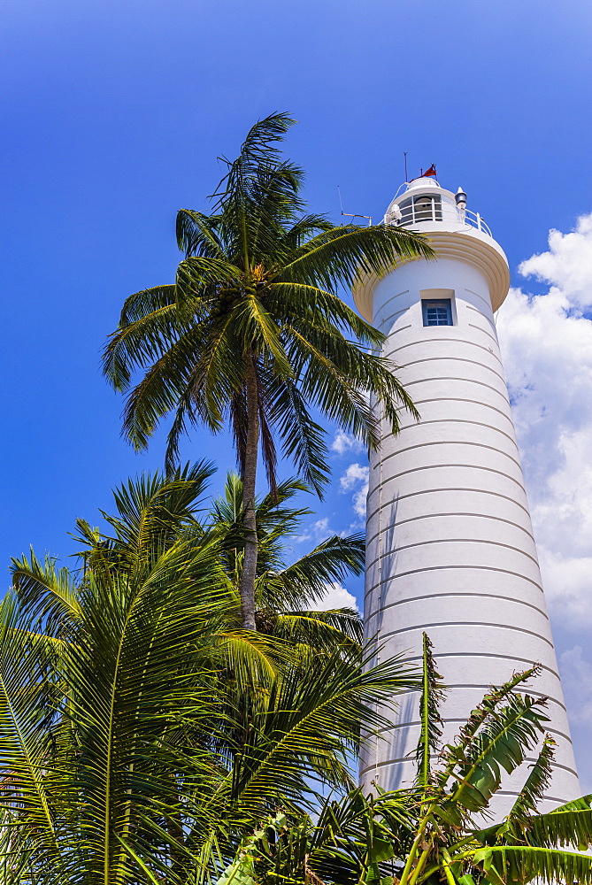 Galle lighthouse, Old Town of Galle, UNESCO World Heritage Site, Sri Lanka, Asia 