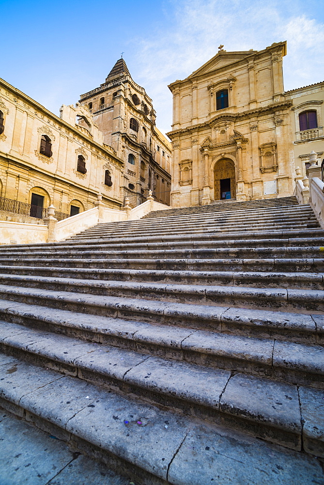 Church of San Francesco d'Assisi, Piazza Immacolata, Noto, Val di Noto, UNESCO World Heritage Site, Sicily, Italy, Europe 