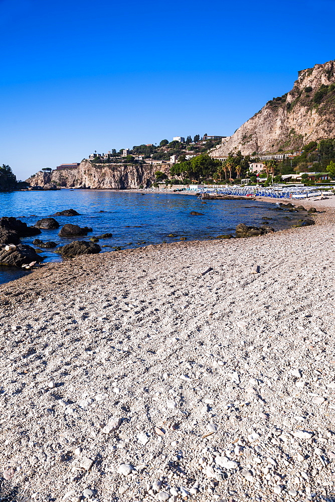 Isola Bella Beach, Taormina, Sicily, Italy, Mediterranean, Europe 