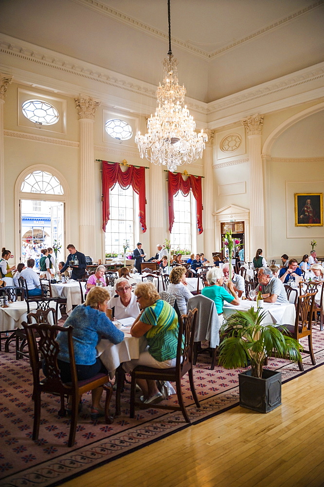 Bath Pump Room restaurant, Bath, Avon and Somerset, England, United Kingdom, Europe