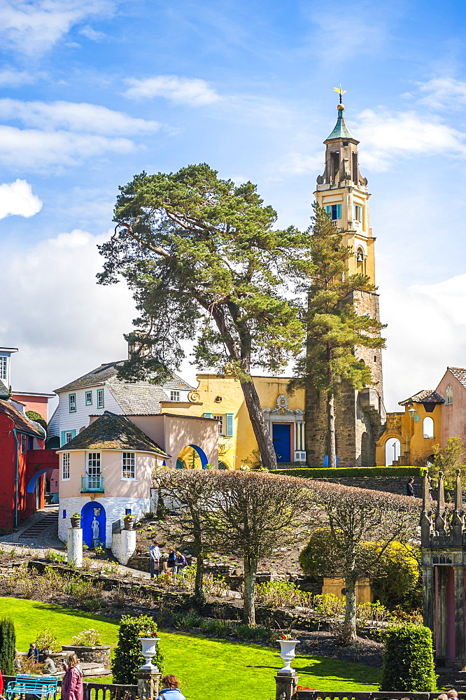 Portmeirion, Gwynedd, North Wales, Wales, United Kingdom, Europe