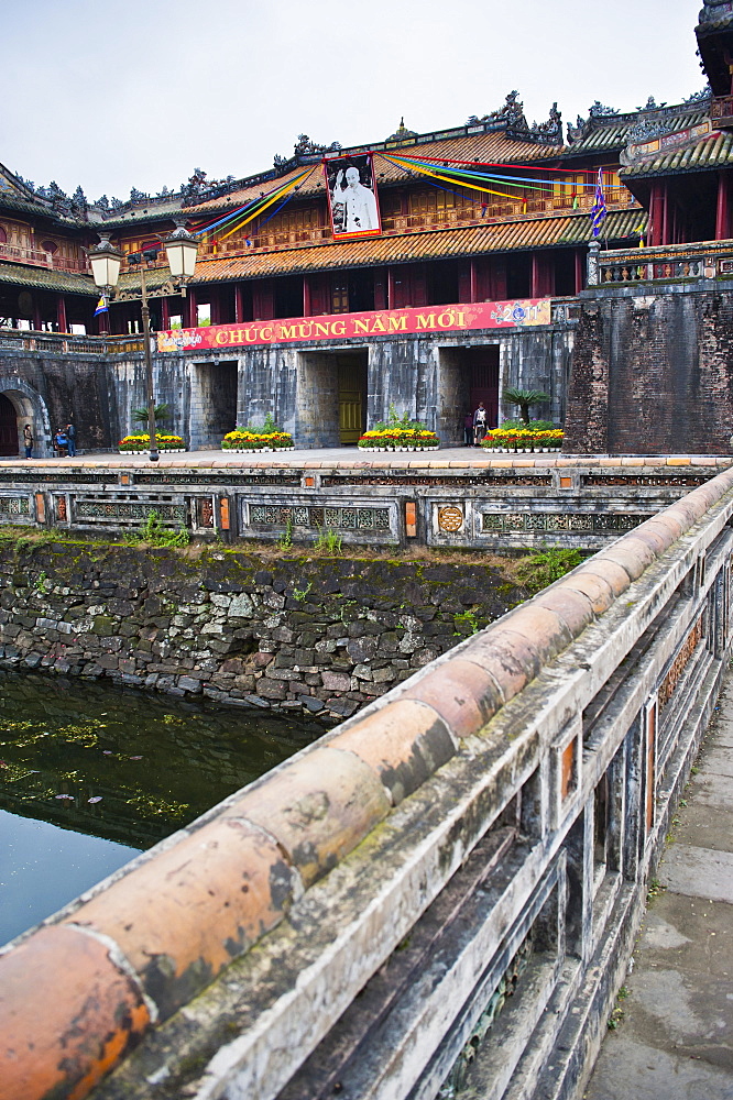 Hue Citadel Gates, The Imperial City, Hue, UNESCO World Heritage Site, Vietnam, Indochina, Southeast Asia, Asia