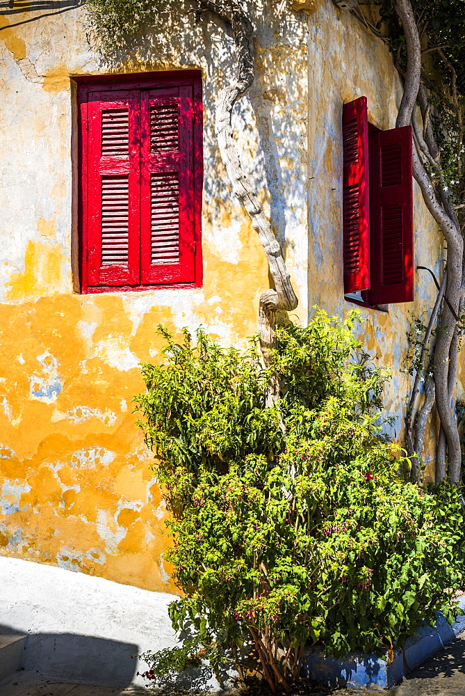 Colourful walls in Athens, Attica Region, Greece, Europe