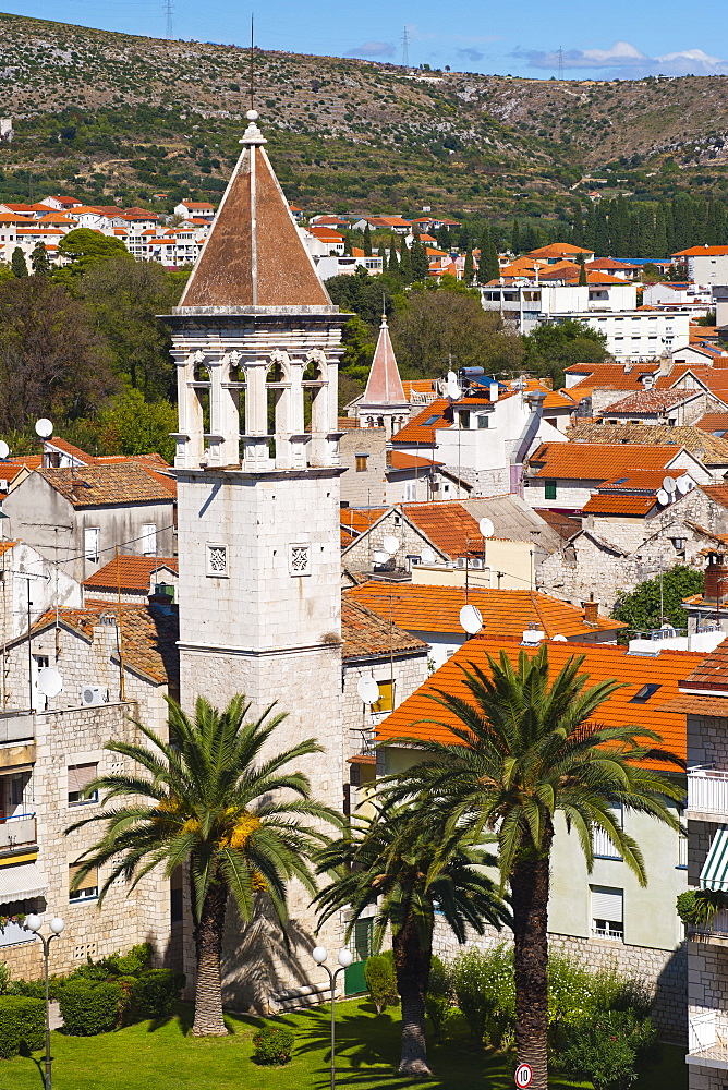 St. Michael Monastery Church Belfry, Trogir, UNESCO World Heritage Site, Dalmatian Coast, Croatia, Europe 