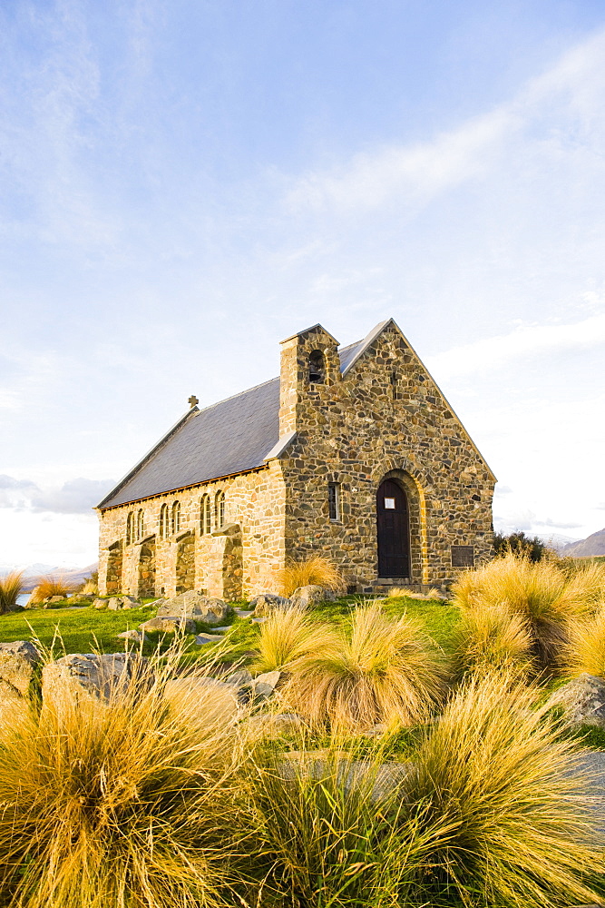 Church of the Good Shepherd, Lake Tekapo, Canterbury, South Island New Zealand, Pacific 