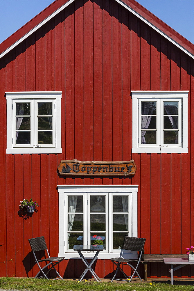 The small Norwegian fishing village of Nes,  Vega Island, UNESCO World Heritage Site, Norway, Scandinavia, Europe