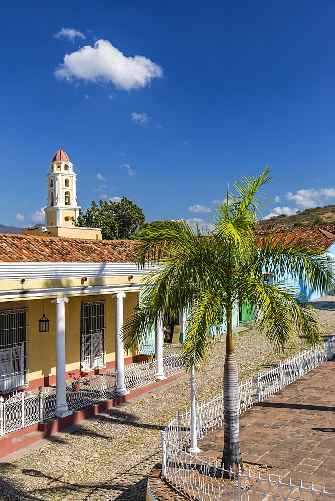 The Convento de San Francisco and Plaza Mayor, Trinidad, UNESCO World Heritage Site, Cuba, West Indies, Caribbean, Central America