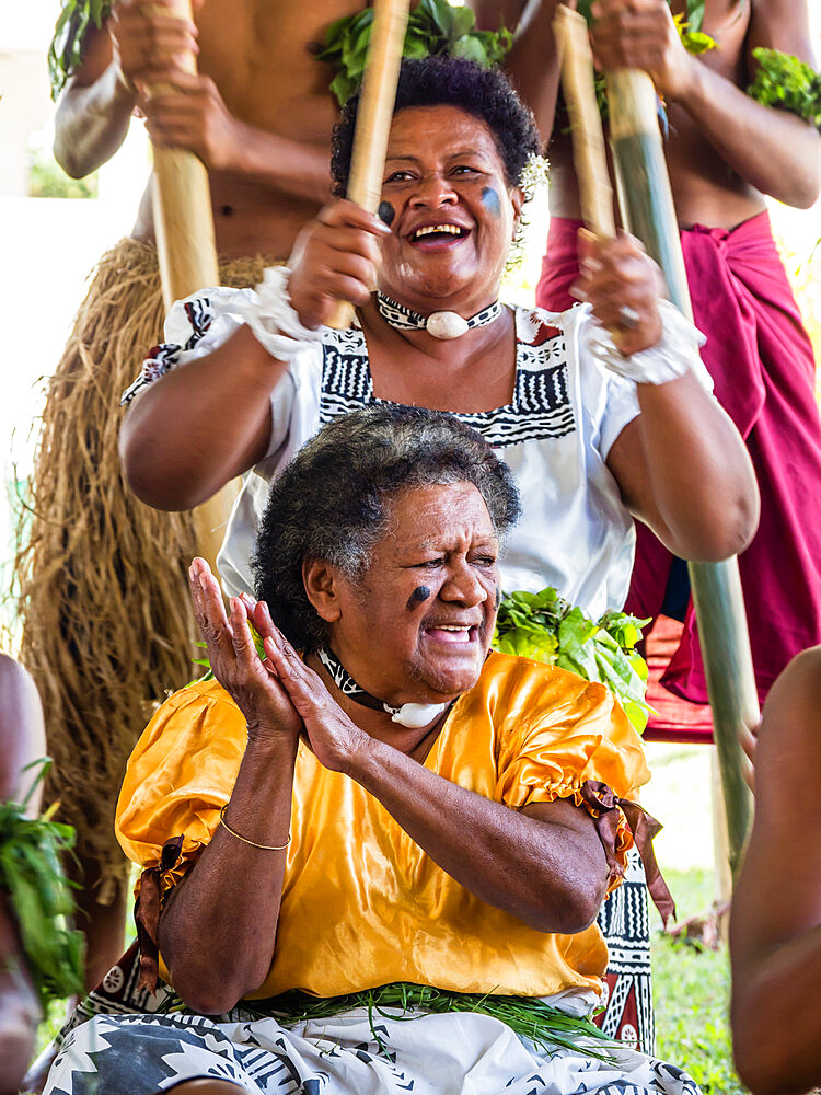 A kava ceremony from the people of Sabeto Village, Viti Levu, Republic of Fiji, South Pacific Islands, Pacific