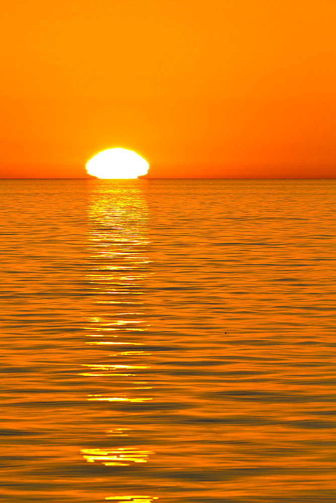 Sunrise, Gulf of California (Sea of Cortez), Baja California, Mexico, North America