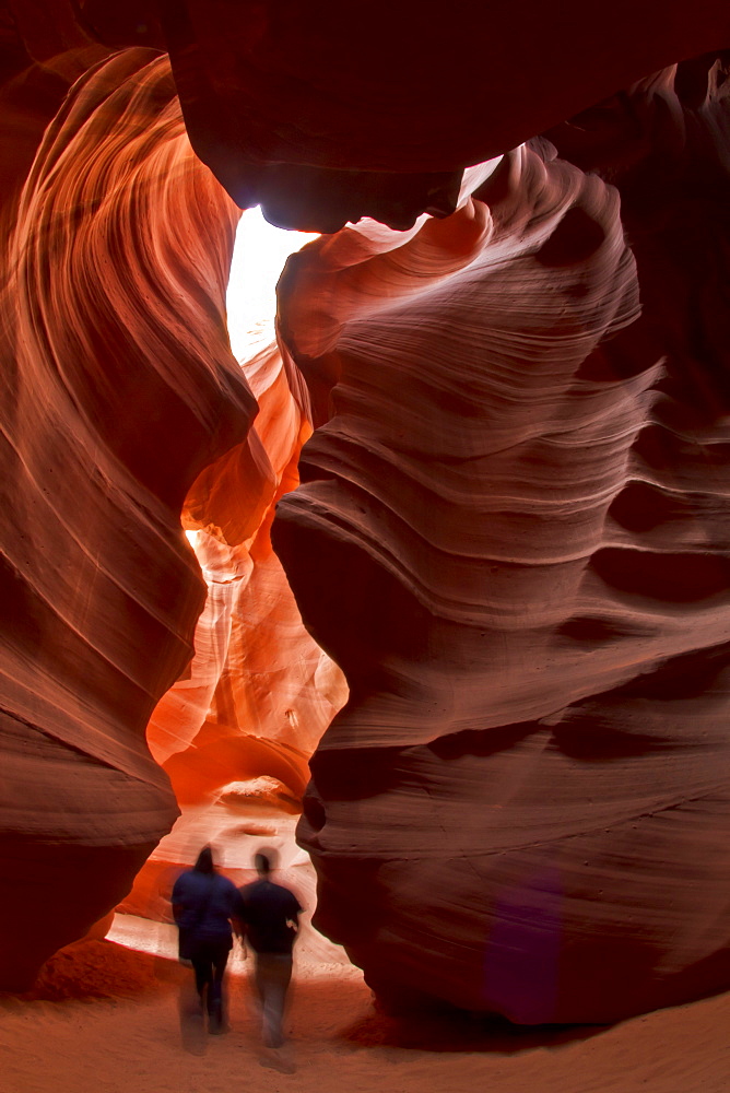 Upper Antelope Canyon (Tse' bighanilini), LeChee Chapter, Navajo Nation, Arizona, United States of America, North America