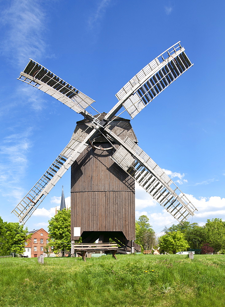 Windmill in Werder an der Havel, Land Brandenburg, Germany