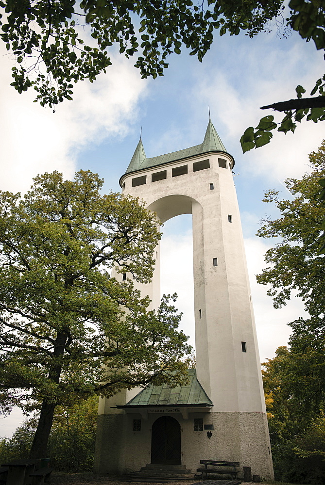 Schoenberg Tower, Pfullenger Onderhos, Pfullingen near to Reutlingen, Swabian Alp, Baden-Wuerttemberg, Germany