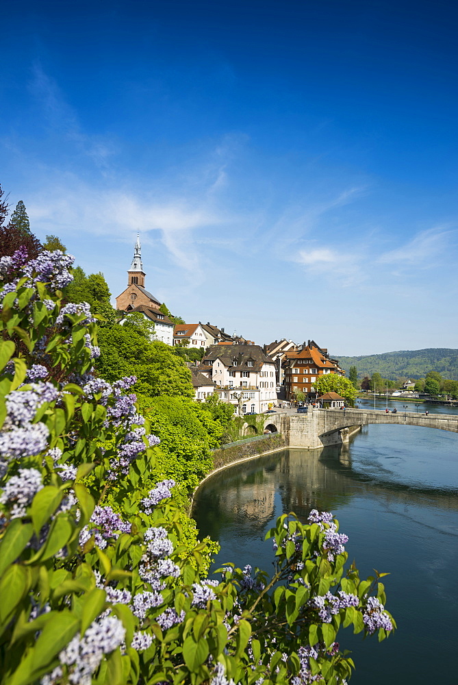 Laufenburg and Rhine, Black Forest, Baden-Wuerttemberg, Germany