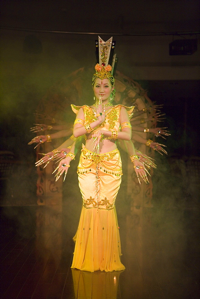 Ten Thousand Arm Buddha Performance,Aboard MV Victoria Queen, Victoria Cruises, Yangtze River, China