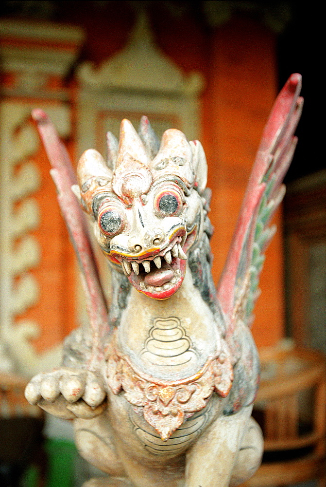 dragon, mask, bali, indonesia