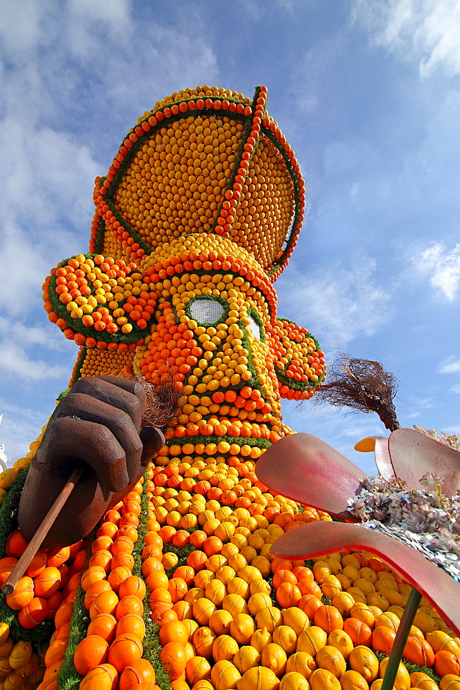 Installations for the Lemon Festival, Menton, Provence-Alpes-Côte d'Azur, France