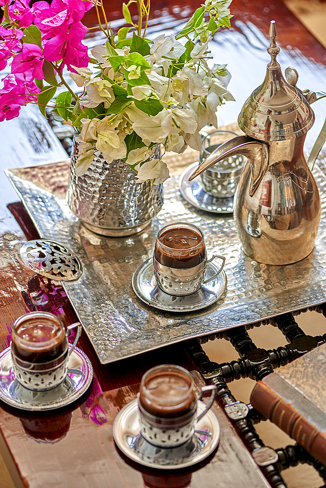 lazulli boat,egypt,river nile,deck,table, coffe time