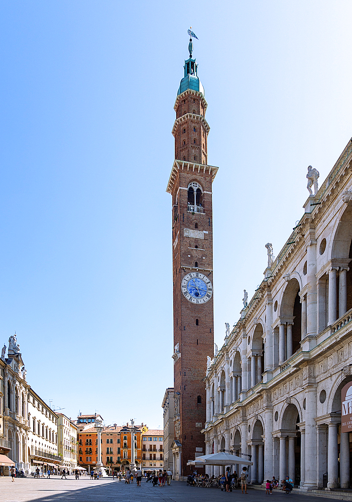 Vicenza, Piazza dei Signori, Basilica Palladiana, Torre di Piazza, Palazzo Monte di Pieta