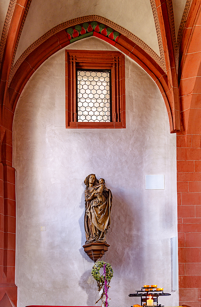 Hassfurt, parish church of St, Kilian, Kolonate and Totnan, Hassfurt Madonna