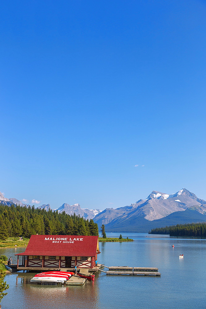 Jasper National Park, Maligne Lake, Boat House