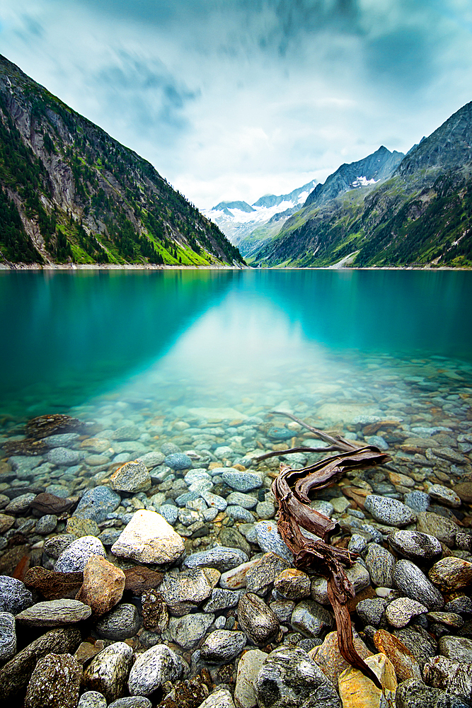 The Schlegeis reservoir in Austria