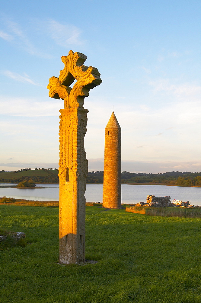 outdoor photo, Devenish Island, Lower Lough Erne, Shannon & Erne Waterway, County Fermanagh, Northern Ireland, Europe