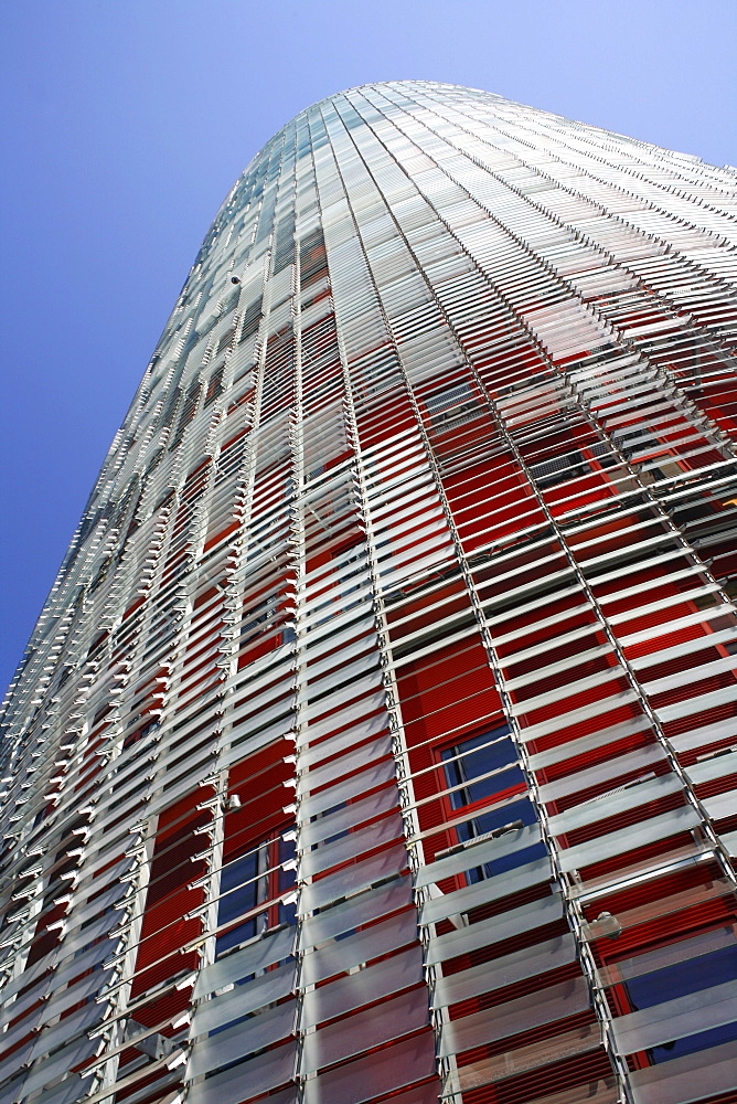 Torre Agbar, Barcelona, Catalonia, Spain