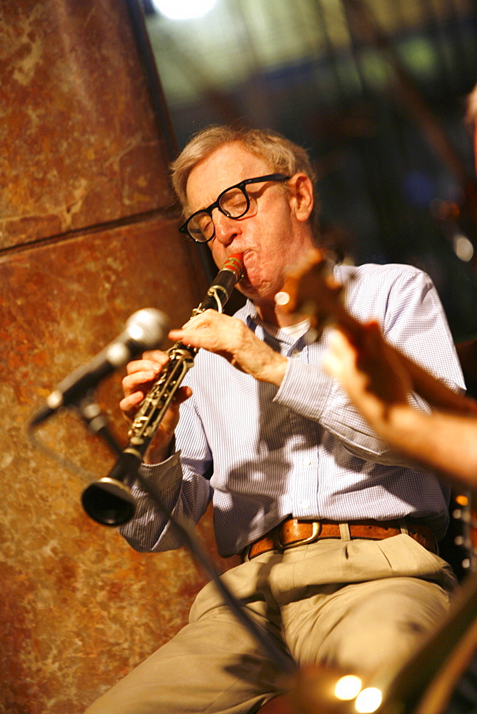 Woody Allen and New Orleans Dixie Jazz at Casa Fuster, Barcelona, Catalonia, Spain