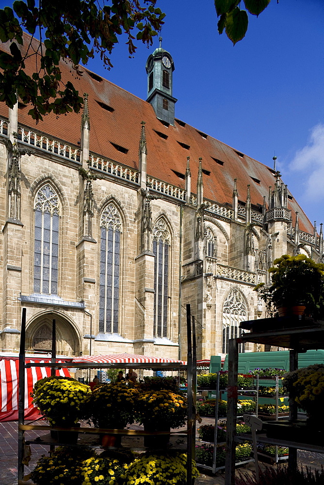 Heilig Kreuz Muenster in Schwaebisch Gmuend, Baden-Wuerttemberg, Germany, Europe