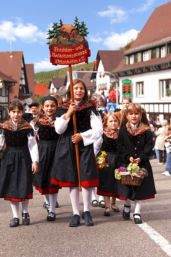 Wine and harvest festival, Sasbachwalden, Baden-Wurttemberg, Germany