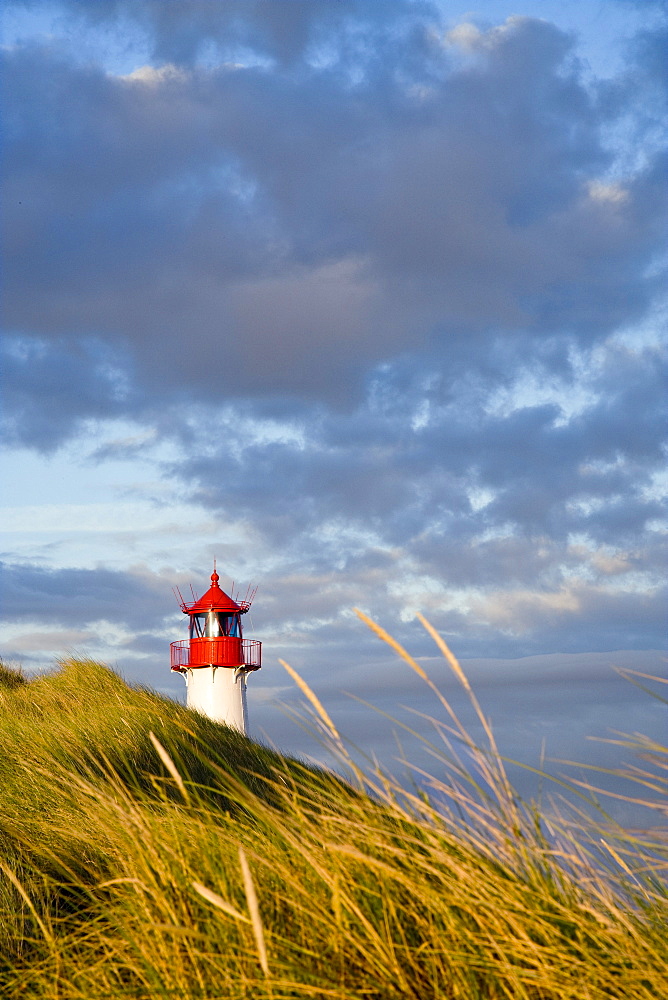 Lighthouse List-East, Ellenbogen, Sylt Island, North Frisian Islands, Schleswig-Holstein, Germany