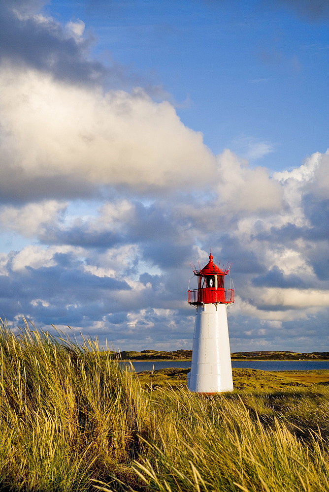 Lighthouse List-West, Ellenbogen, Sylt Island, North Frisian Islands, Schleswig-Holstein, Germany