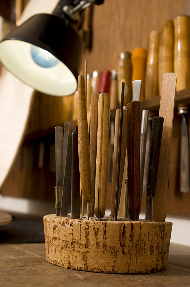 Workshop of Silvio Levaggi und Anna Tartari, Violin Makers, Cremona, Lombardy, Italy