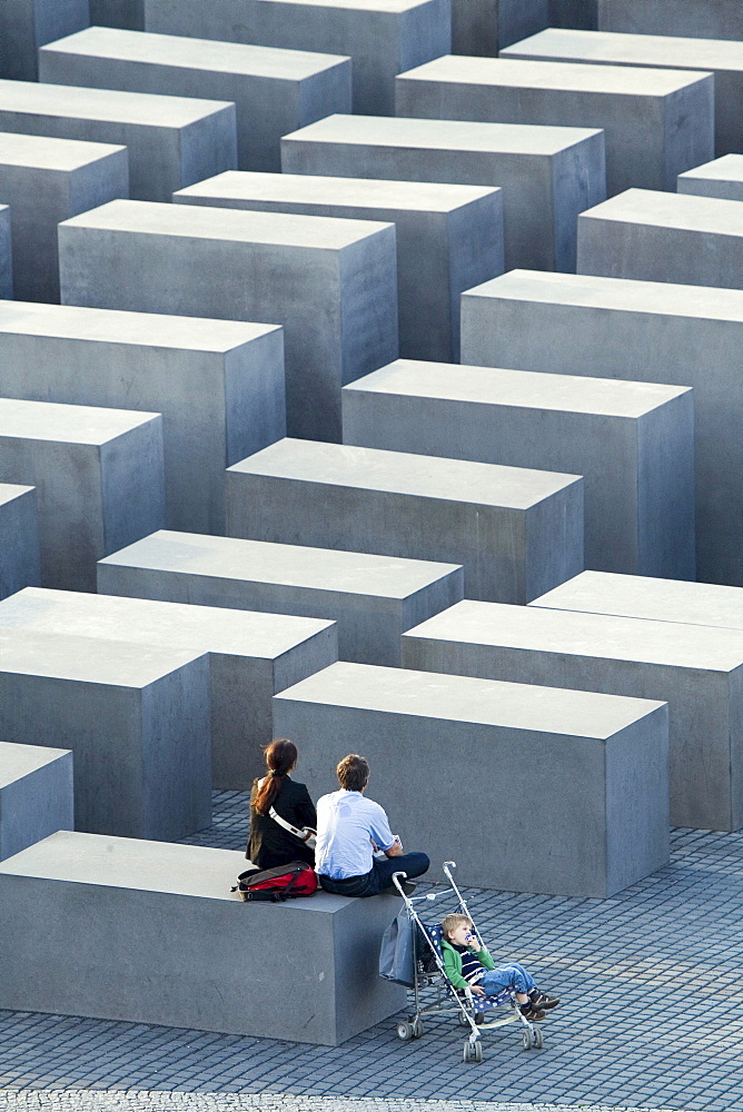 The Memorial to the Murdered Jews of Europe, Holocaust memorial site, Berlin Germany