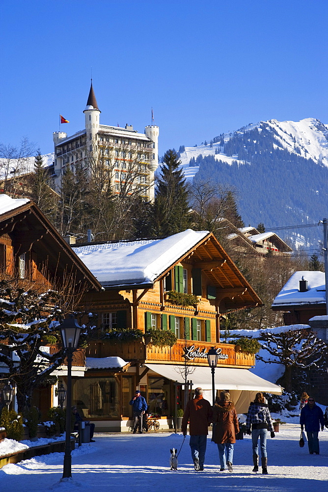 Palace Hotel, Gstaad, Bernese Oberland, Canton of Berne, Switzerland