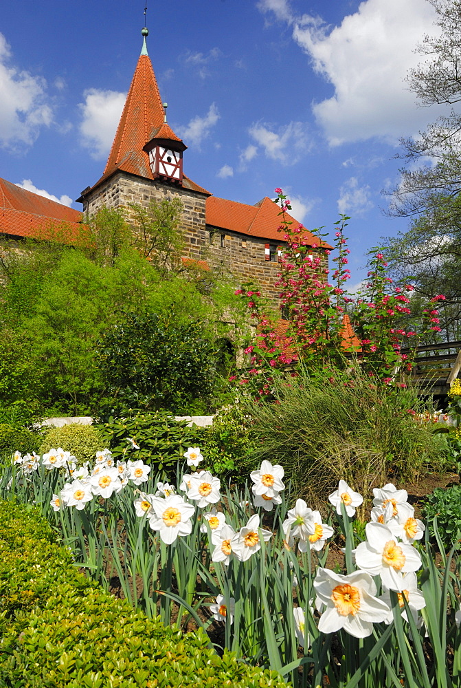 Wenzel castle, Lauf an der Pegnitz, Franconian Switzerland, Middle Franconia, Bavaria, Germany