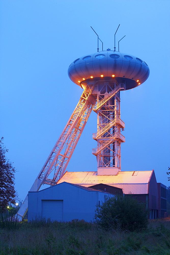 Luentec-Tower, pit Minister Achenbach, Luenen-Brambauer, Ruhr area, North Rhine-Westphalia, Germany