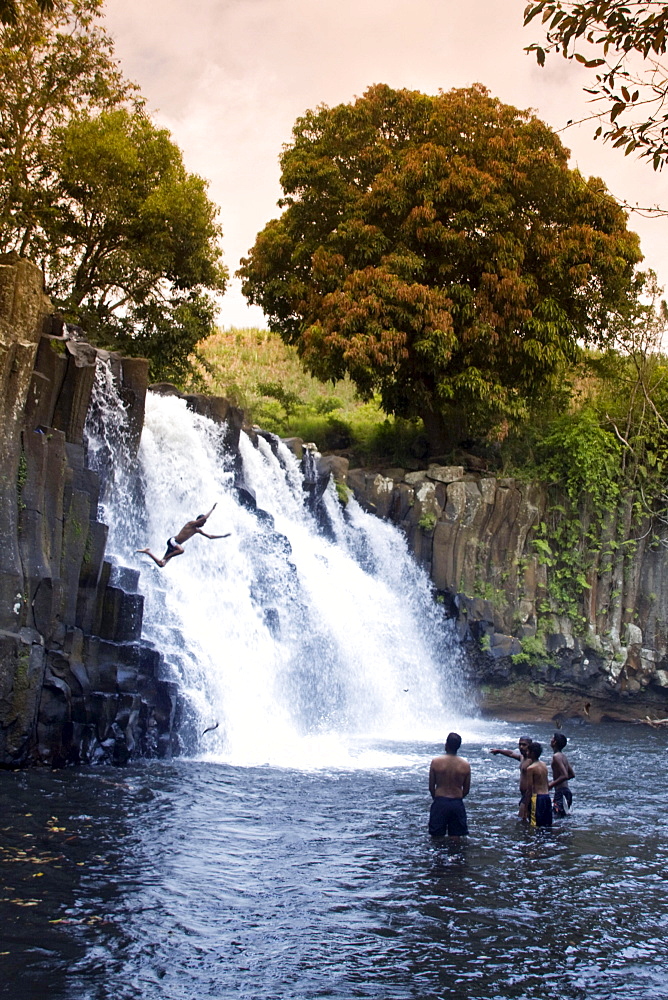 Rochester Falls in Mauritius, Africa