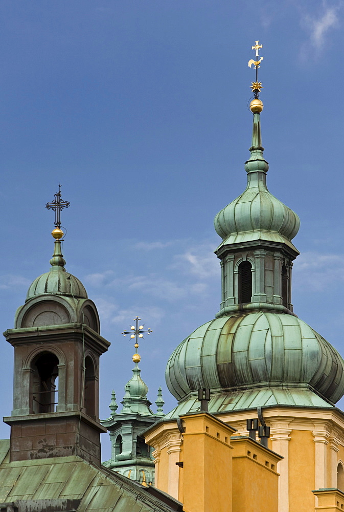 Church Steeples of St. JohnÂ¥s Cathedral, Warsaw, Poland, Europe